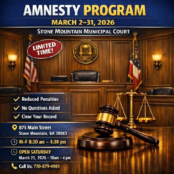 Welcome to City of Stone Mountain, GA