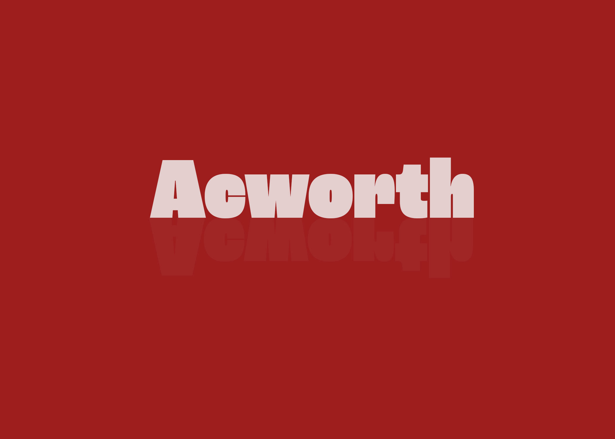 Work Session – Mayor & Board of Aldermen – Acworth